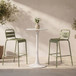 Gage - Outdoor Bar Table - White