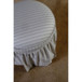Heidi - Storage Ottoman Stripe - Beige