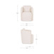 Cecil - Dining Chair - Warm White