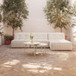 Kari - Outdoor Nesting Coffee Table - Cream / White