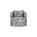 Cecil - Accent Chair Tapestry - Blue / Gray