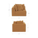 Davie - Right Arm Facing Chair - Golden Yellow