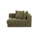 Davie - Right Arm Facing Chair - Olive Green