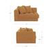 Davie - Left Arm Facing Chair - GoldenYellow