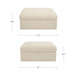 Swift - Storage Ottoman - Light Beige
