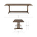 Samuel - Dining Table - Dark Brown