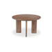 Lia - Round Dining Table - Dark Brown