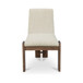 Mia - Dining Chair (Set of 2) - Beige / Dark Brown