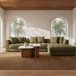 Abi - Nesting Coffee Table Cosmos Marble - Beige / Light Brown