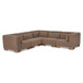 June - Classic L Modular Sectional - Dark Brown
