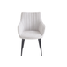 Beige Linen Upholstered Dining Chair