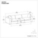 Jasmine - Handcrafted Sofa