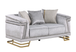 Amalfi Living Room Set in Fabric