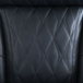 Blackish Gray Breathable Leather Reclining Living Room Set