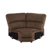 Brown Pineapple Fabric Living Room Sectional