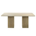 Olinda - Dining Table With Natrual Marble Top - Natrual