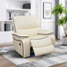 Off-White Bonded Leather Living Room Set