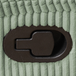 Green Stripe Fabric Reclining Living Room Set