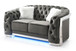 Loveseat With Flared Arms