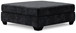 Lavernett - Oversized Accent Ottoman - Charcoal