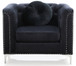 Contemporary Sloped Arm Chair