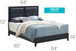 Padded Headboard Bed