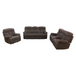 Brown Cashmere Fleece Living Room Set