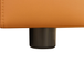 Orange Yellow Top Breathing Leather Sectional
