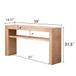 Console Table With Storage Shelf - Antique Natural / Light Natural / Natural