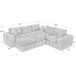 Sectional Sofa With Moveable Ottoman