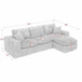 Sectional Sofa With Moveable Ottoman