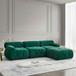 Modular Sectional Sofa, Button Tufted Design With Diy L-Shaped Layout, Reversible Ottoman