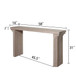 Console Table With Decorative Molding