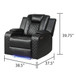 Benz - LED & Power Recliner Chair With Adjustable Headrest