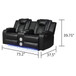 Benz - Power Recliner Set With LED Lighting And USB Charging