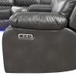 Bravo Power Reclining Sectional in Leather Air