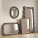 Charlene - 39" x 75" Squiggle Wall Mirror - Watercolor Print