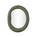 Orpheus - 22" x 28" Ribbed Fiberglass Thick Wall Mirror - Forest Green