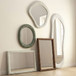 Orpheus - 35" x 31" Ribbed Wall Mirror - Faux Stone