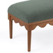 Oodle - Vegan Mohair Bench, Walnut Legs