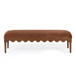 Oodle - Vegan Mohair Bench, Walnut Legs