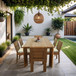 Mirella - Teak Wood Outdoor Patio Dining Table