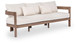 Newport - Water Resistant Fabric 86.75" Upholstered Outdoor Patio Sofa