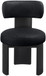 Atelier - Vegan Leather Upholstered Dining Chair (Set of 2) - Black Frame