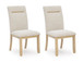 Lasinger - Dining Upholstered Side Chair (Set of 2) - Light Brown