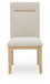 Lasinger - Dining Upholstered Side Chair (Set of 2) - Light Brown