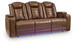 Gruaro - Power Reclining Sofa With Adjustable Headrest - Amber