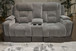 Mixed Motion - Power Reclining Loveseat With Console / Adjustable Headrest