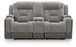 Mixed Motion - Power Reclining Loveseat With Console / Adjustable Headrest