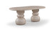 Navo - Indoor/Outdoor Dining Table - Travertine
